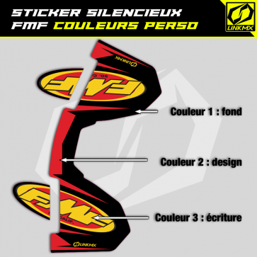 Sticker silencieux FMF Couleurs perso