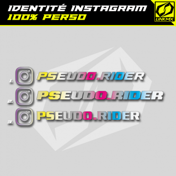 Stickers holographic pseudo Instagram