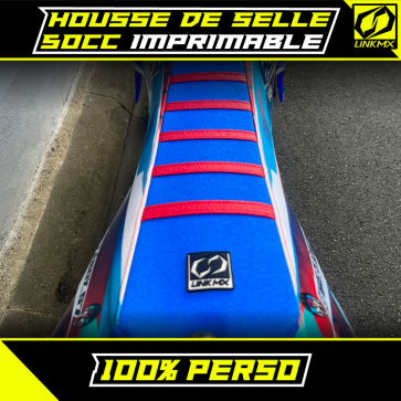 Housse de selle 50cc imprimée perso