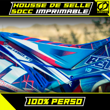 Housse de selle 50cc imprimée perso