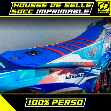 Housse de selle 50cc imprimée perso