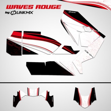 Kit Déco Waves rouge BMW CE-04