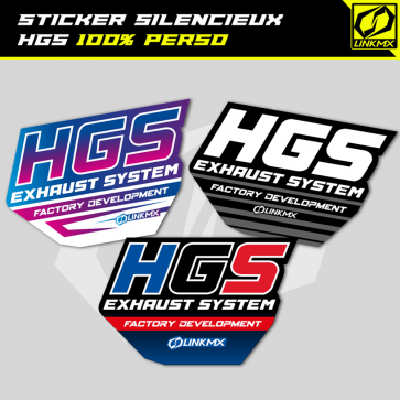 Sticker silencieux HGS 100% perso