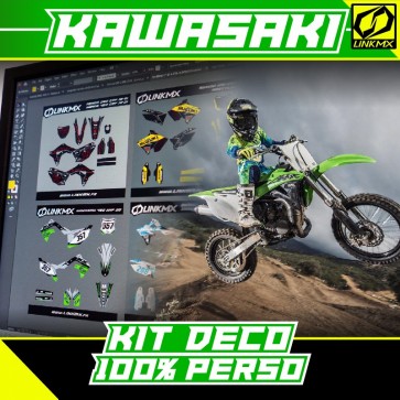 Kit Déco Kawasaki 85cc 100% PERSO