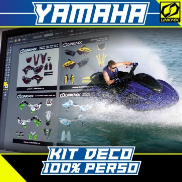 Kit Déco Jet à selle Yamaha 100% PERSO