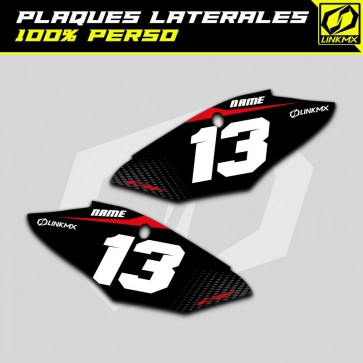 Plaques latérales 100% perso