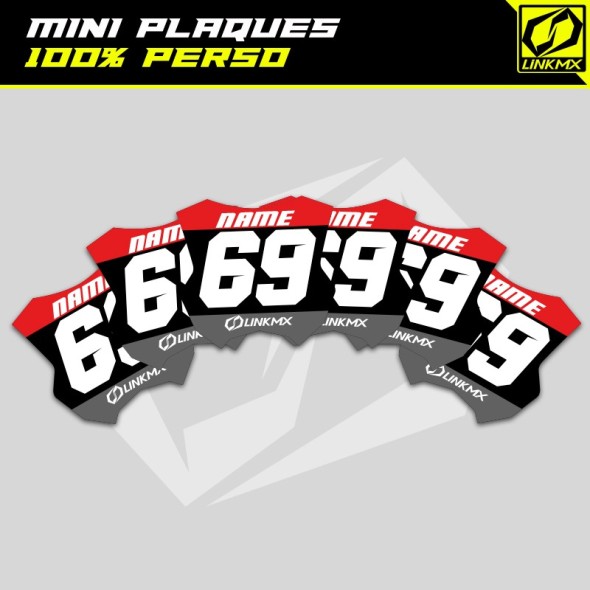 Mini plaques 100% perso
