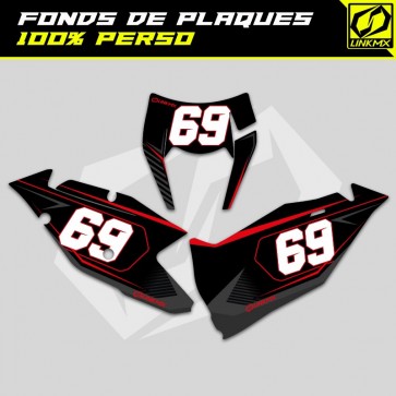 Fonds de plaques 100% perso