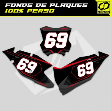 Fonds de plaques 100% perso
