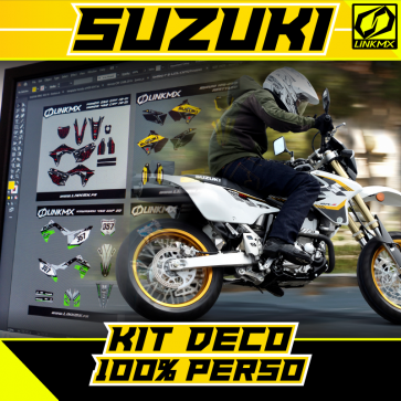 Kit Déco Moto Suzuki 100% PERSO