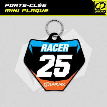Porte-clés mini plaque motocross
