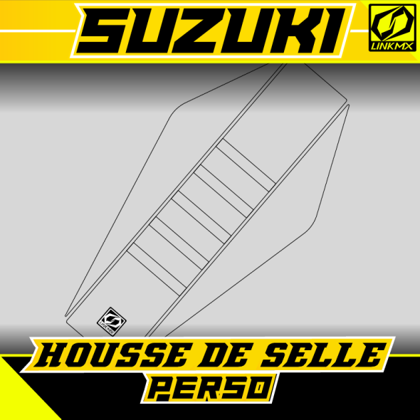 Housse de selle Suzuki personnalisable 2