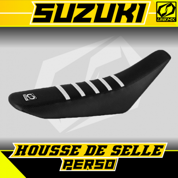 Housse de selle Suzuki personnalisable
