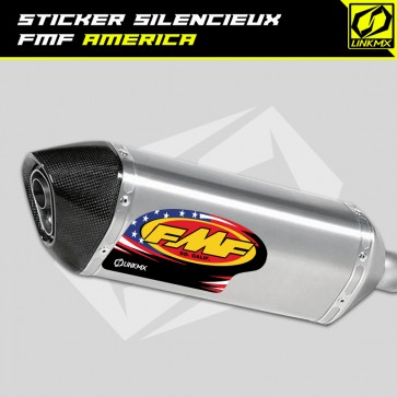 Sticker silencieux FMF America