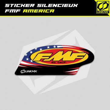 Sticker silencieux FMF America