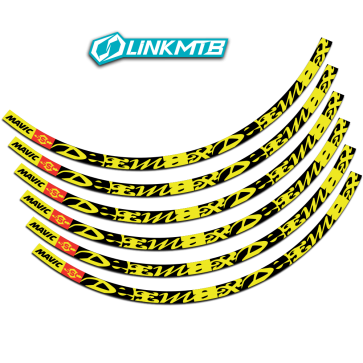 Stickers Jante 27.5" deemax personnalisable