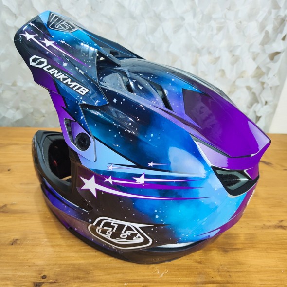 kit déco Casque MTB intégrale 100% perso